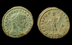 Diocletian, Follis, Genius reverse, Sharp!